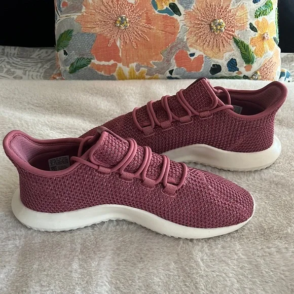 adidas | Shoes | New Adidas Womens Tubular Trace Maroon Tennis Shoes Sz 9 |  Poshmark